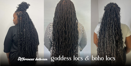 The Difference Between Goddess Locs and Boho Locs