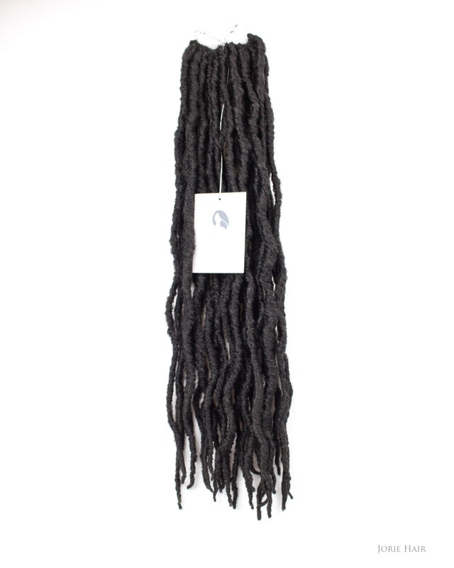 thick locs soft black
