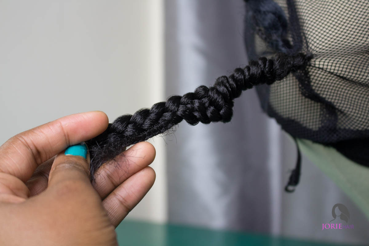 Individual crochet braids tutorial-7