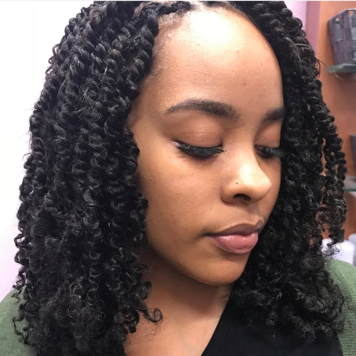 Passion twist crochet hair styles