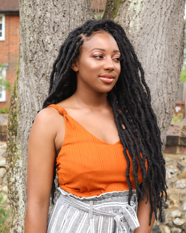 BOHO GODDESS FAUX LOCS OVER NATURAL LOCS, DIY TUTORIAL