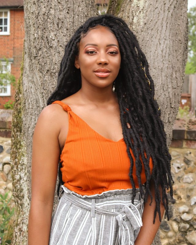 Faux Locs Over Natural Locs  Faux locs, Locs, Beautiful hair