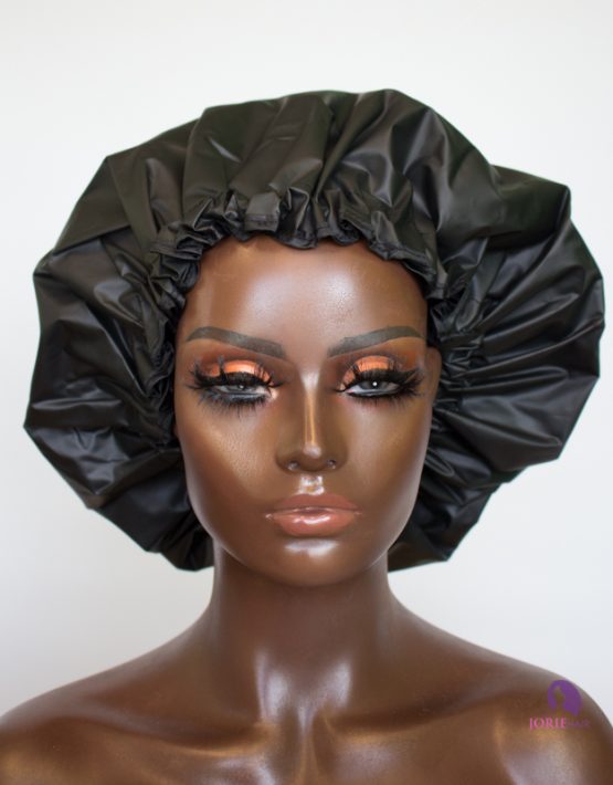 extra large shower cap with satin