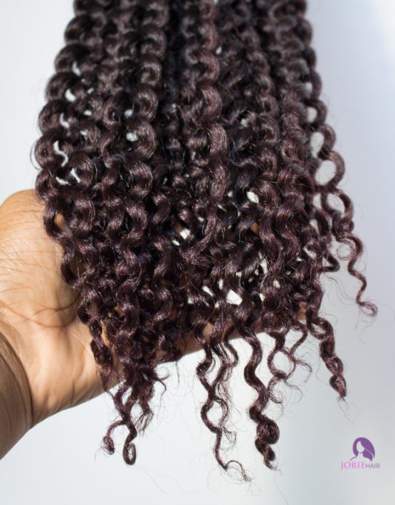 passion twist water wave hair ombre 99j tips