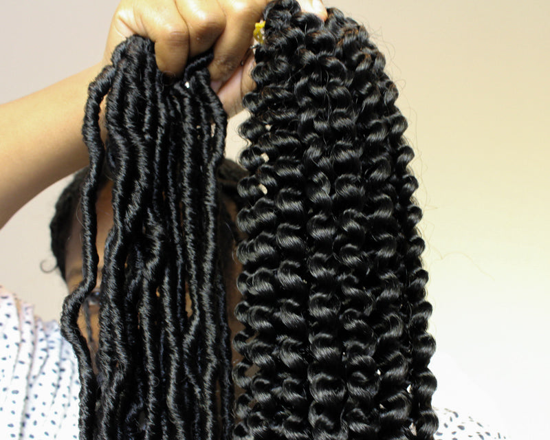 How to do Distressed Faux Locs with Crochet Locs Jorie Hair