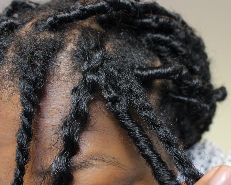 How to do Distressed Faux Locs with Crochet Locs