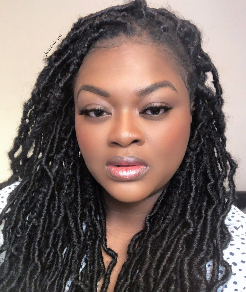 How to do Distressed Faux Locs with Crochet Locs Jorie Hair