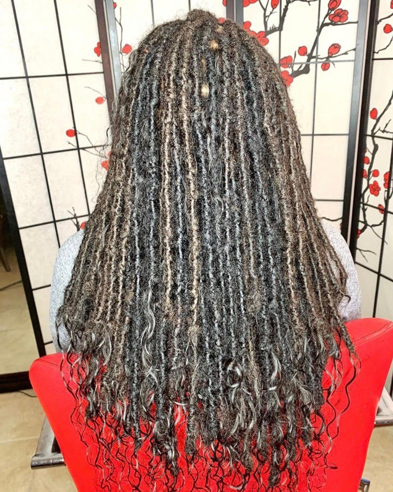 Human Hair Distressed Locs