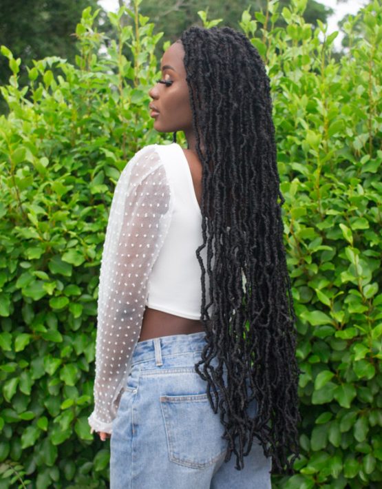 soft locs extended back